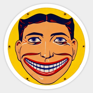 Coney Island Steeplechase Funny Face Sticker